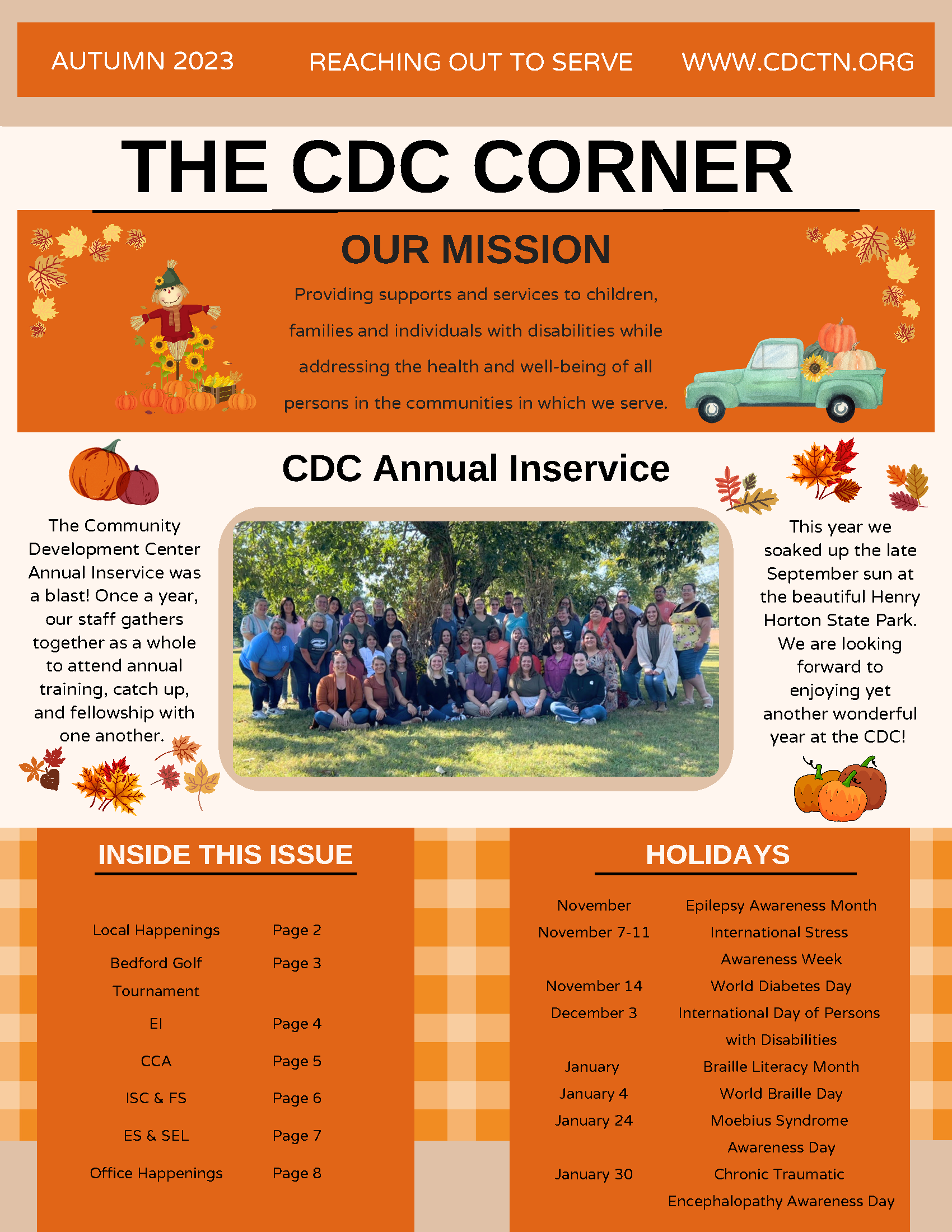 Autumn 2023 CDC Newsletter